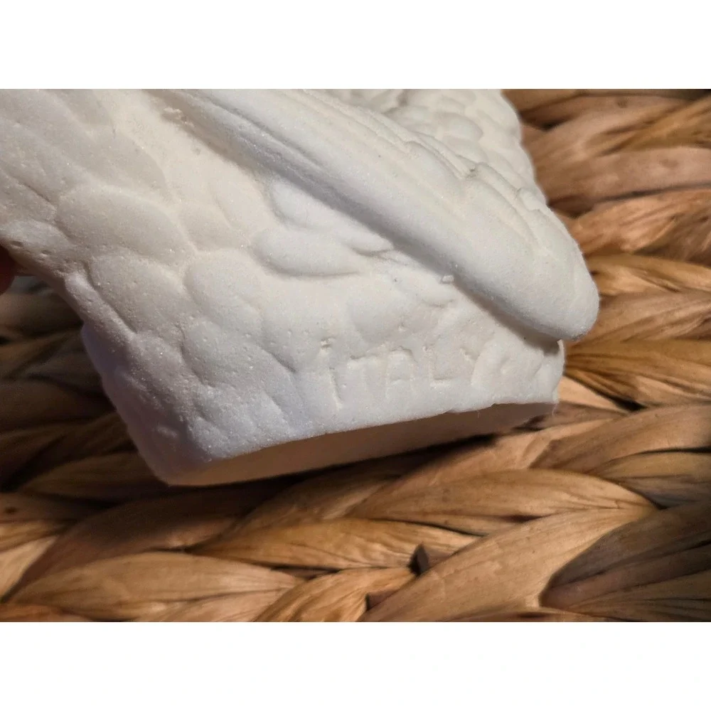 Vintage Alabaster Doves Pair Made in Italy Santini Dove Figurines Set of 2 MCM